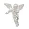 Sterling Silver Guardian Angel Pendant Charm Jewelry 32mm x 24mm
